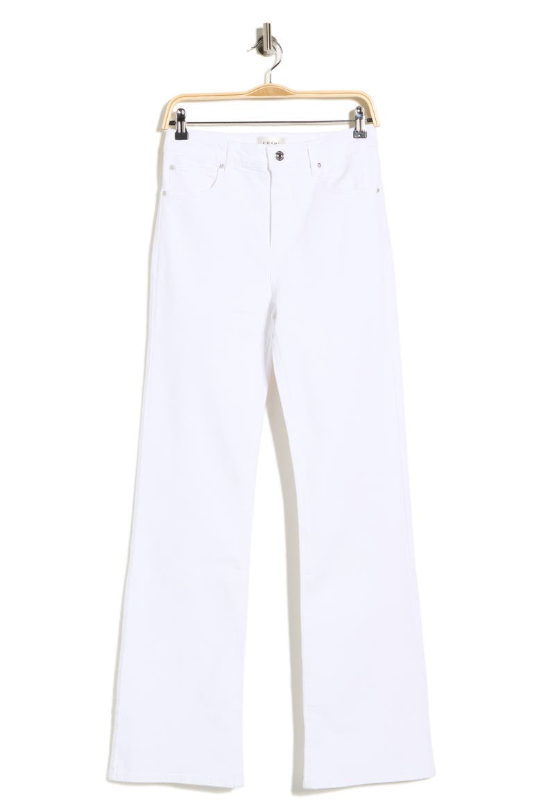 The Arrow High Waist Relaxed Bootcut Jeans, Alternate, color, WHITE