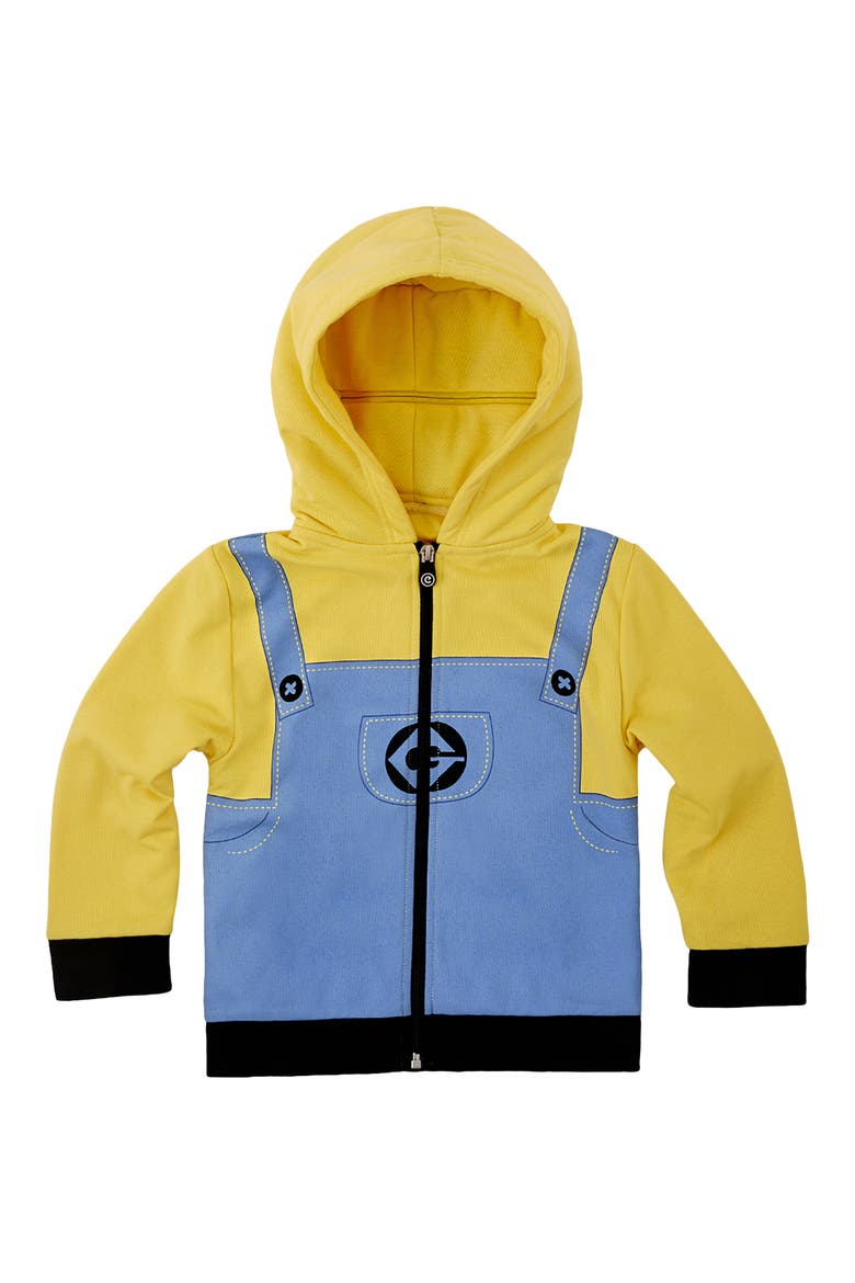Minion Bob® 2-in-1 Stuffed Animal Hoodie, Alternate, color, YELLOW