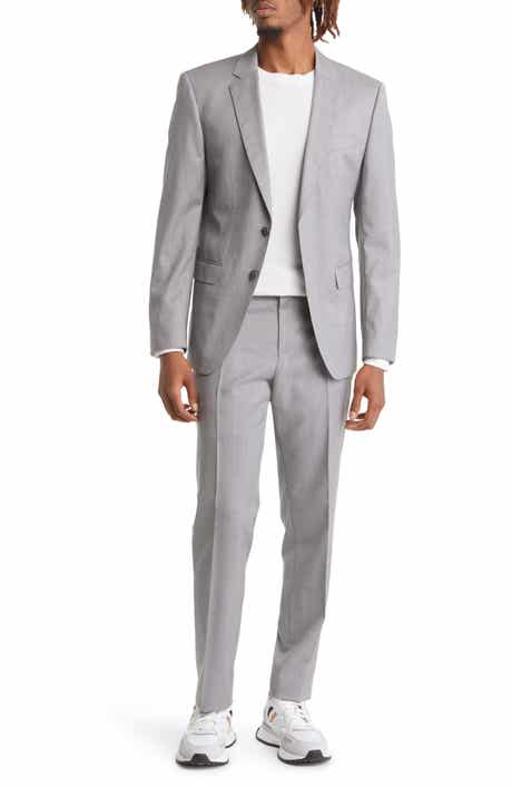 Huge Solid Wool Suit