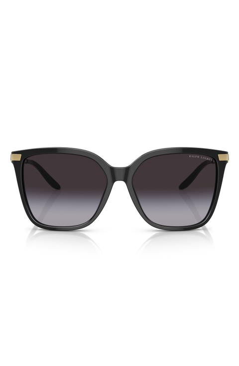 The Jacquie 57mm Gradient Irregular Sunglasses