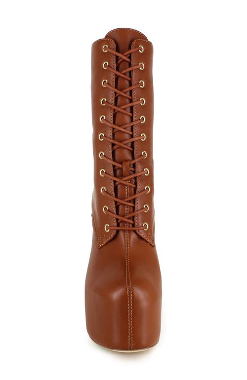 ZIGI ZIGI ADARA LACE-UP PLATFORM BOOT