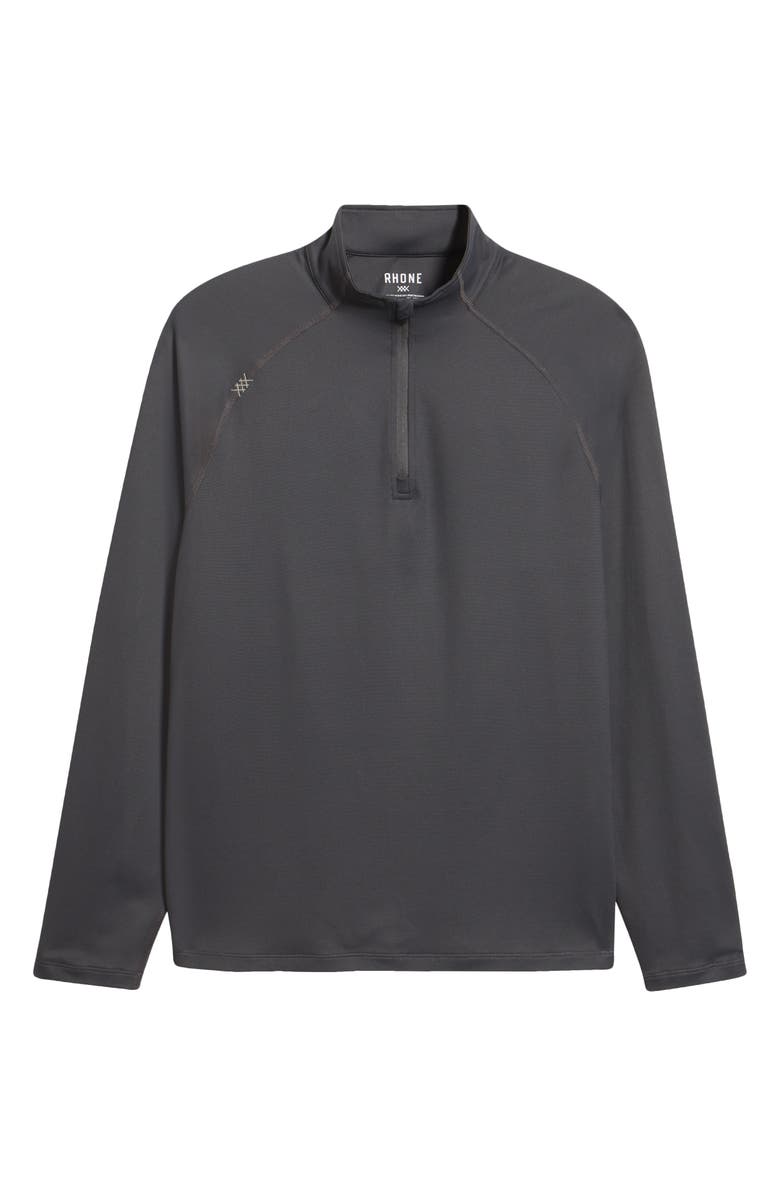 Rhone Session Quarter Zip Pullover, Alternate, color, Asphalt