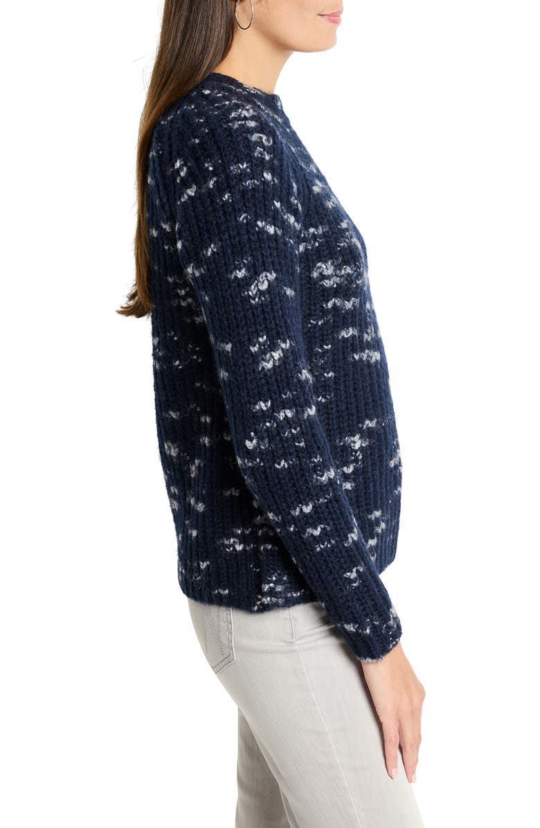 NIC+ZOE Cozy Nep Sweater, Alternate, color, Dark Indigo