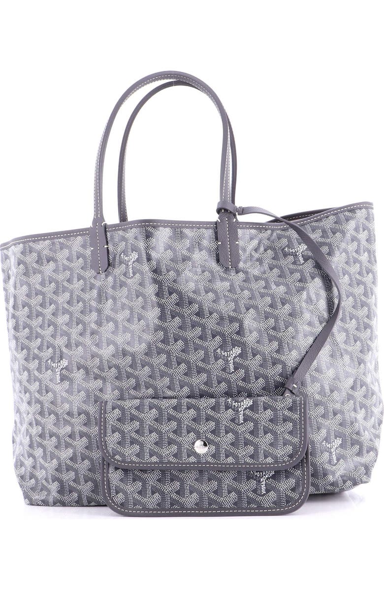 Pre-Owned Goyard Saint Louis Tote Coated Canvas PM, Alternate, color, Gray