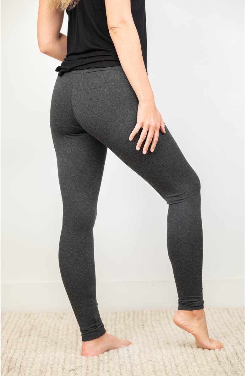 JJwinks Ultimate Lounge & Sleep High Waist Leggings, Alternate, color, Charcoal