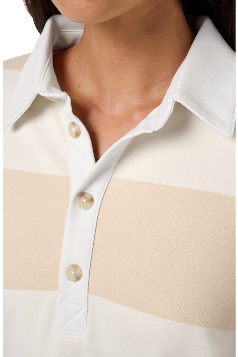 Striped Performance Rugby Polo, Alternate, color, BRAZILIAN SAND STRIPE