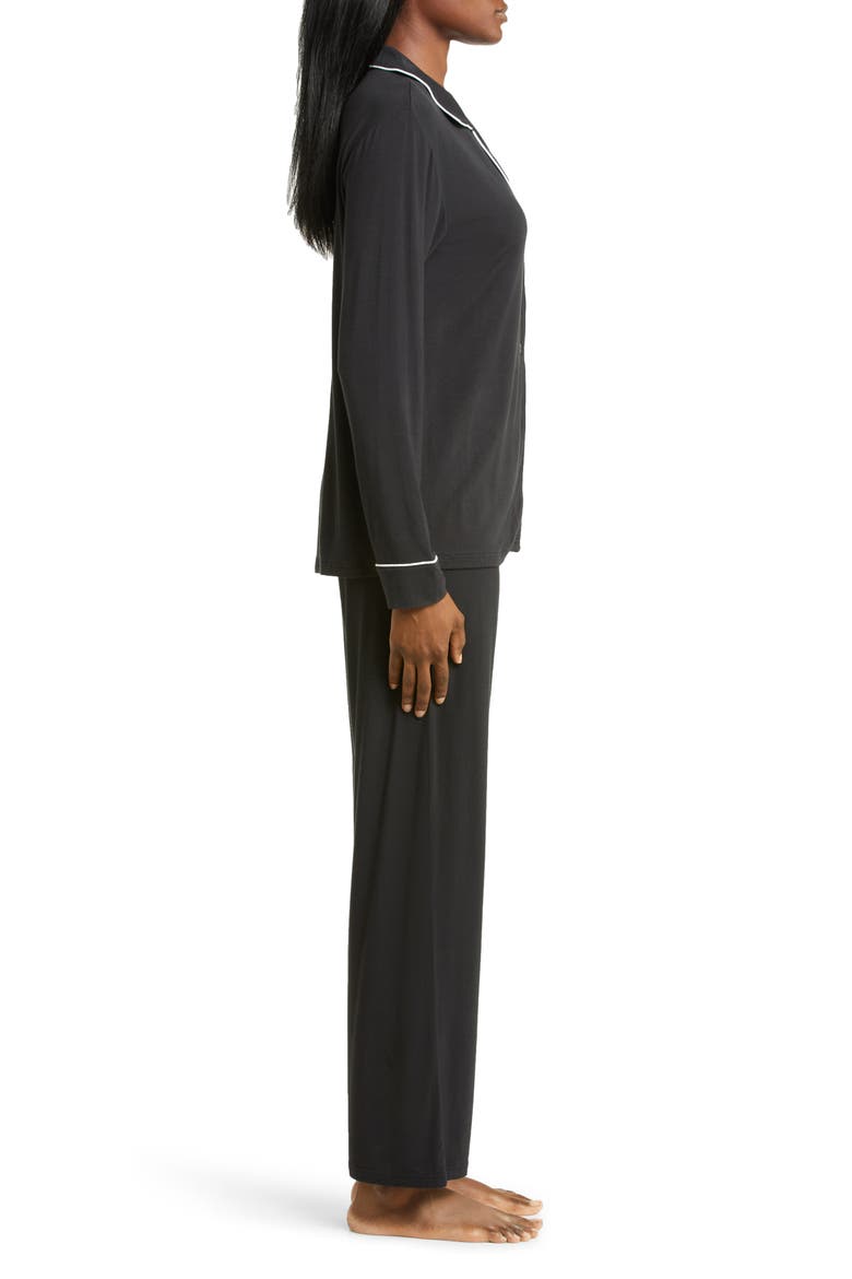 Women's Lenon Pajamas, Alternate, color, BLACK