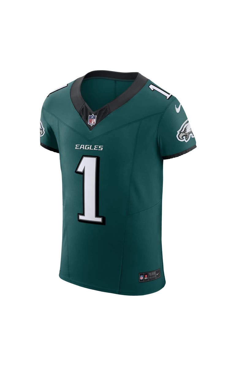 Nike Men's Nike Jalen Hurts Midnight Green Philadelphia Eagles Vapor F.U.S.E. Elite Jersey, Alternate, color, 