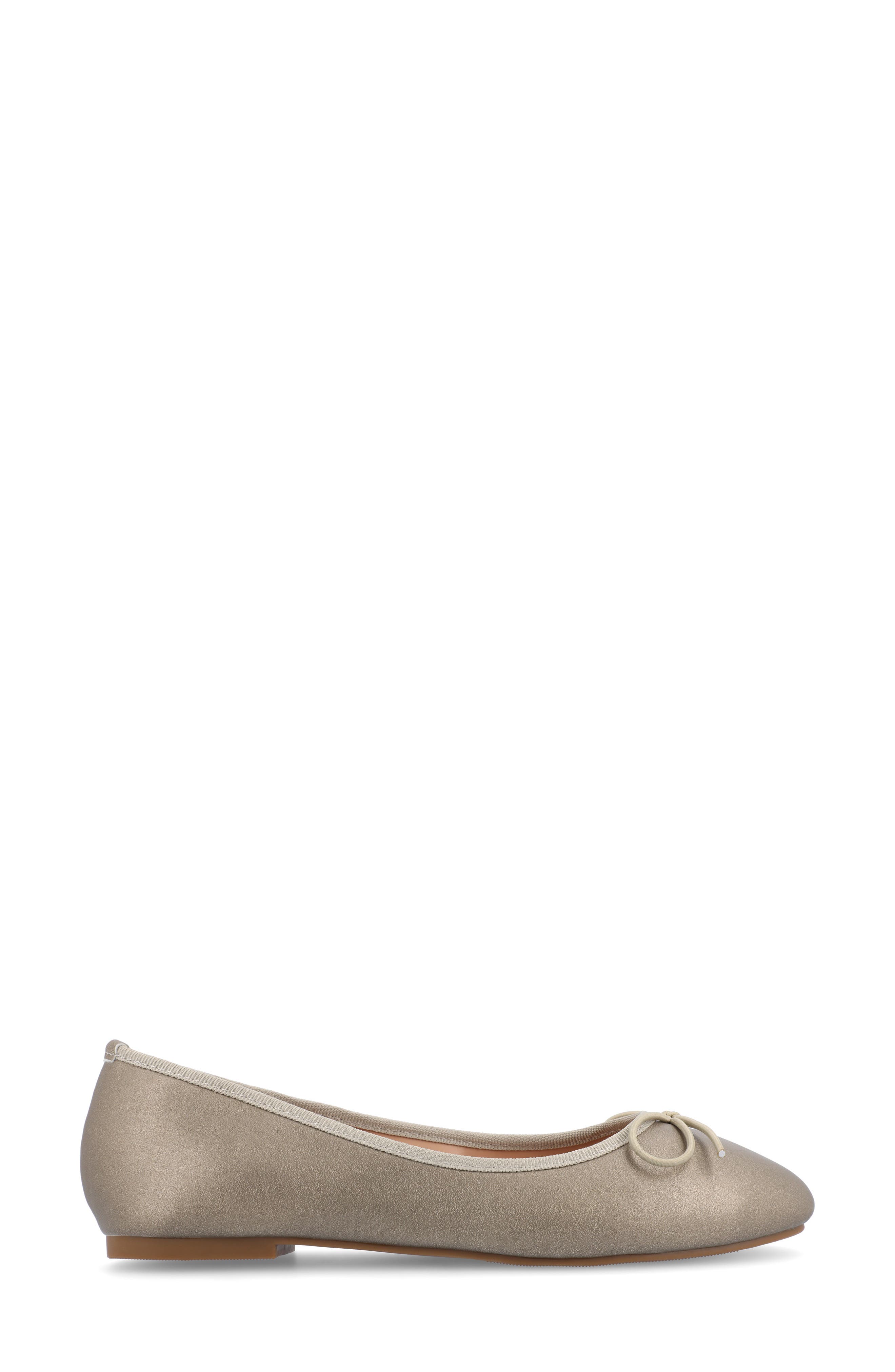JOURNEE Vika Bow Flat, Alternate, color, PEWTER
