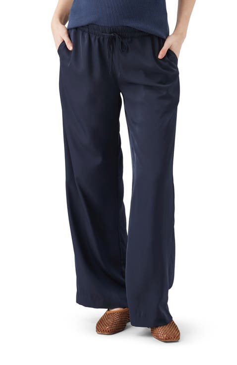 Tamara Satin Pull-On Pant