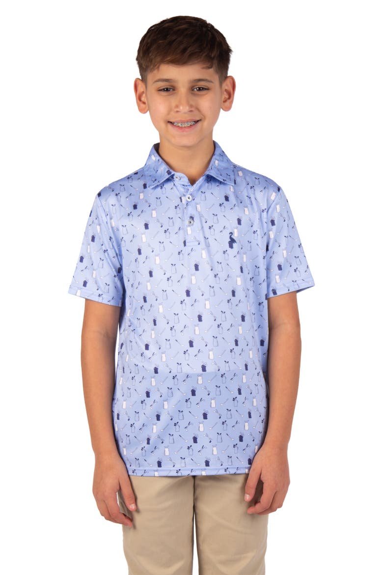 Kids' Golf Gear Performance Polo, Alternate, color, LIGHT BLUE