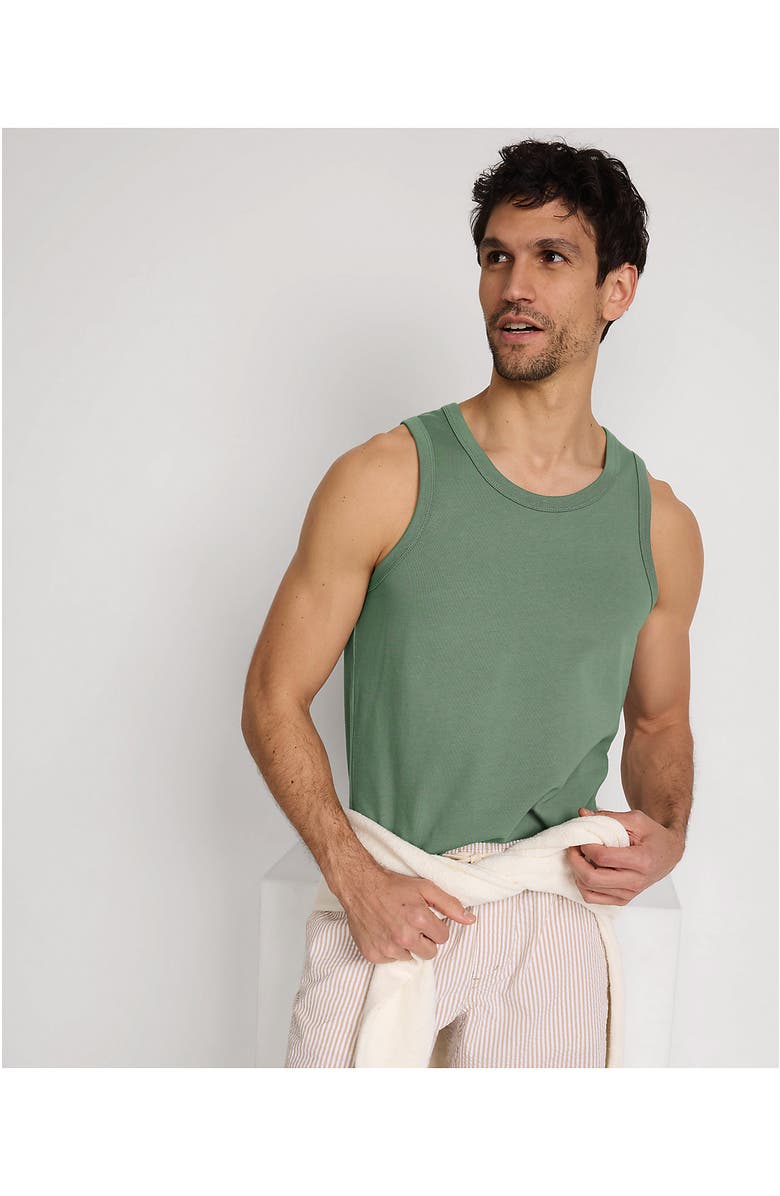 Lands' End Heavy Weight Tank, Alternate, color, Tea Leaf