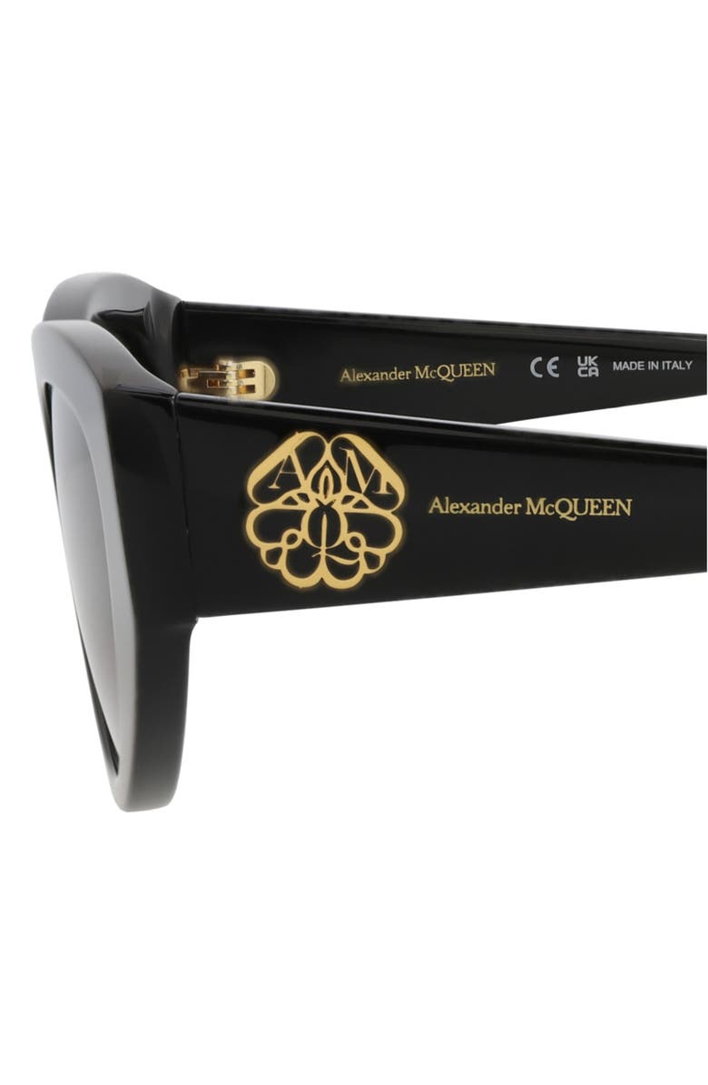 McQueen 54mm Modified Cat Eye Sunglasses, Alternate, color, Pink Pink Pink