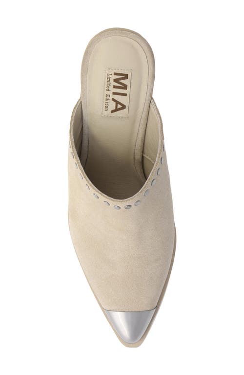 Mia Dixie Cap Toe Mule In Neutral