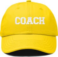 Dalix Coach Embroidered Sports Dad Cap