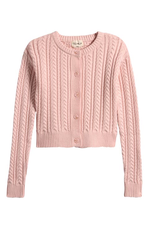 Kids' Cable Knit Cardigan
