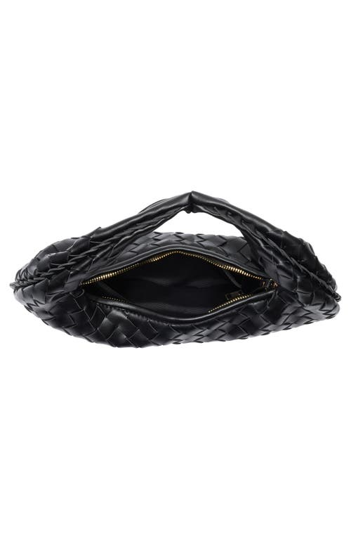 Urban Expressions Handbags Woven Hobo Shoulder Bag In Black