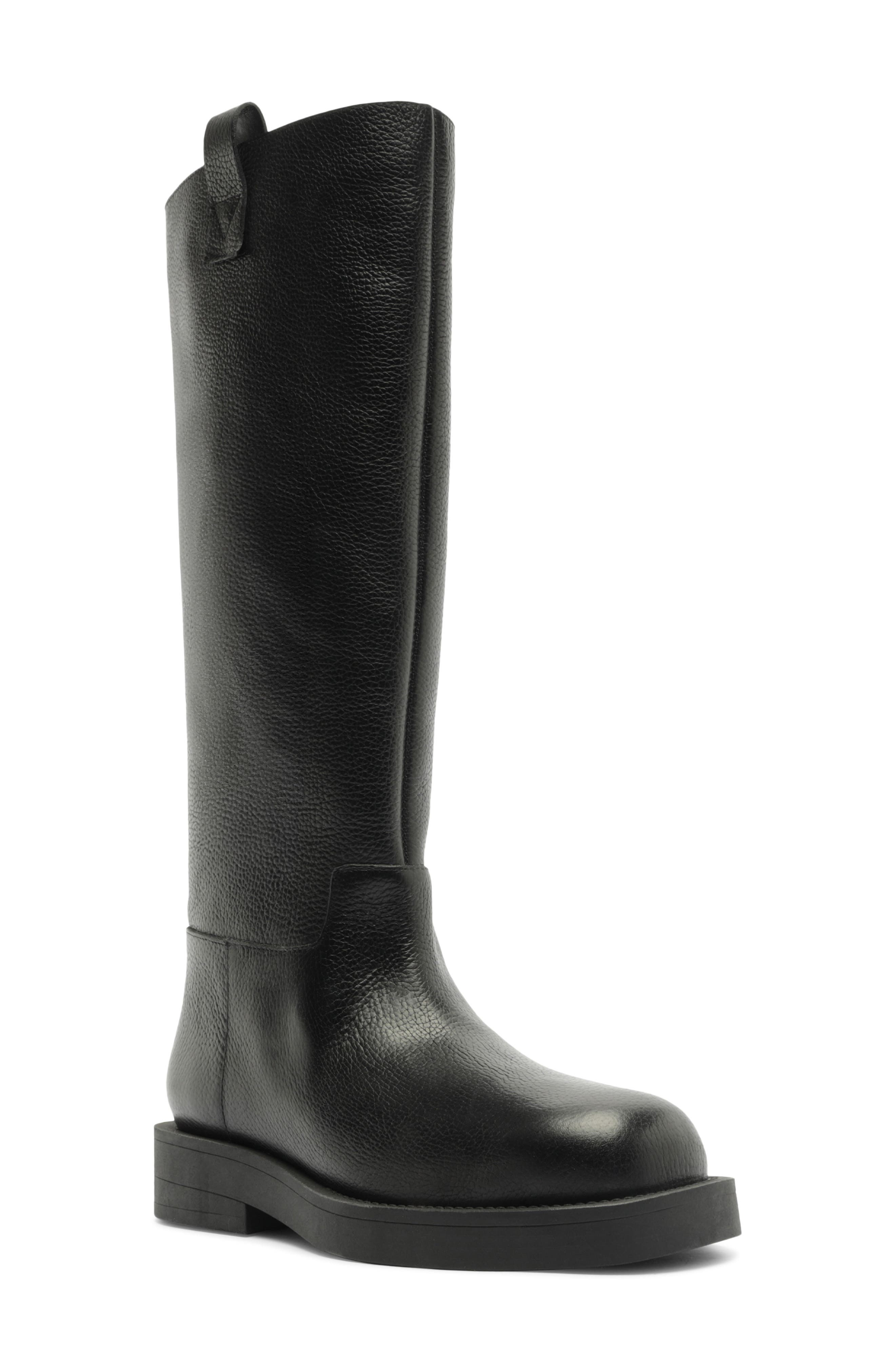Betty Knee High Boot, Main, color, BLACK