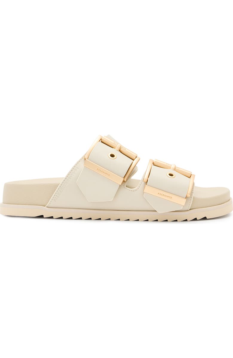 AllSaints Sian Slide Sandal, Alternate, color, Chalk