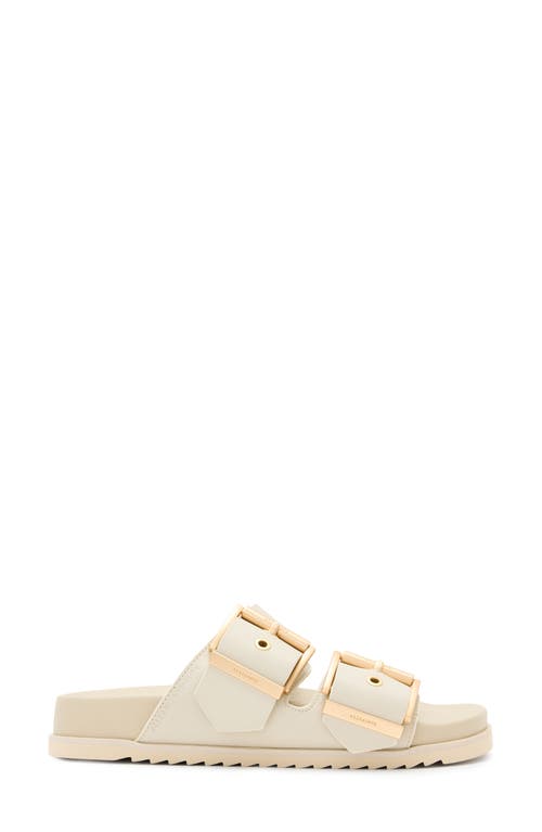 Shop Allsaints Sian Slide Sandal In Chalk