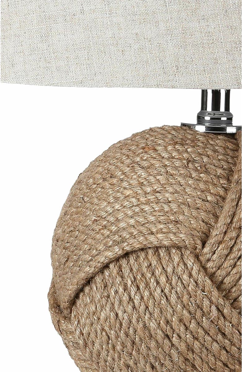 JONATHAN Y Monkey's Knotted Rope LED Table Lamp, Alternate, color, Brown/Tan