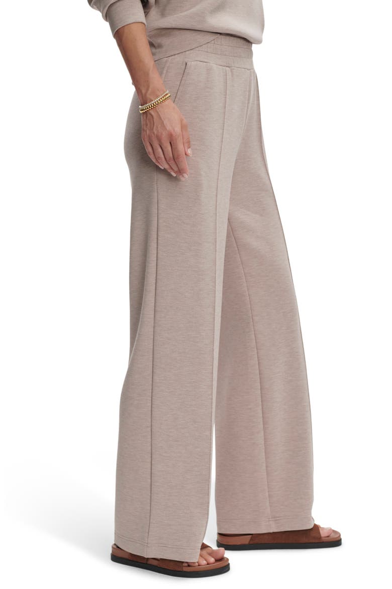 The Wide Leg 28-Inch Pants, Alternate, color, TAUPE MARL