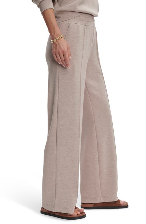 Varley The Wide Leg Pants In Taupe Marl