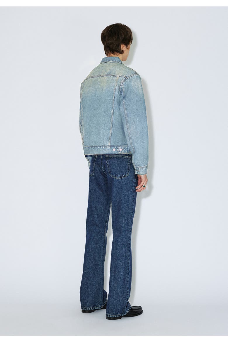 Joey Trucker Jacket, Alternate, color, Stream Sky Aged