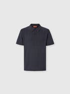 Missoni Cotton And Viscose Polo Shirt With Tone-on-tone Zigzag Motif