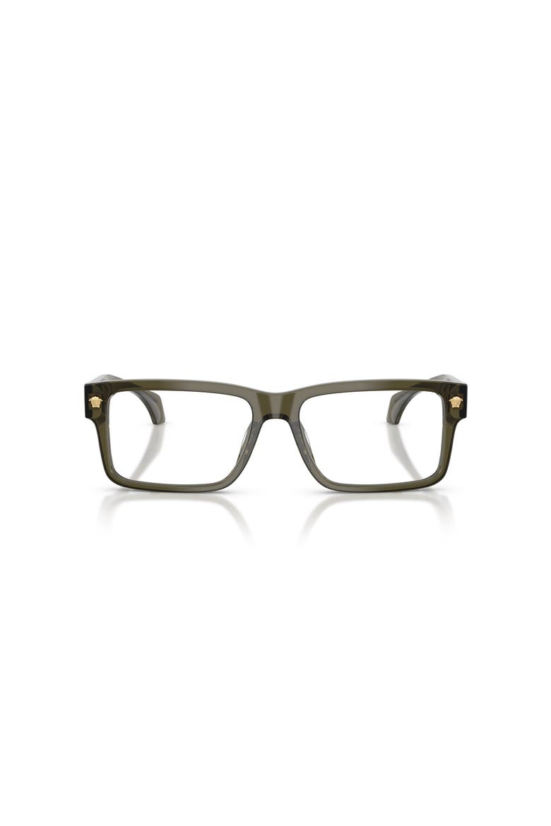 56mm Rectangle optical glasses, Alternate, color, Green