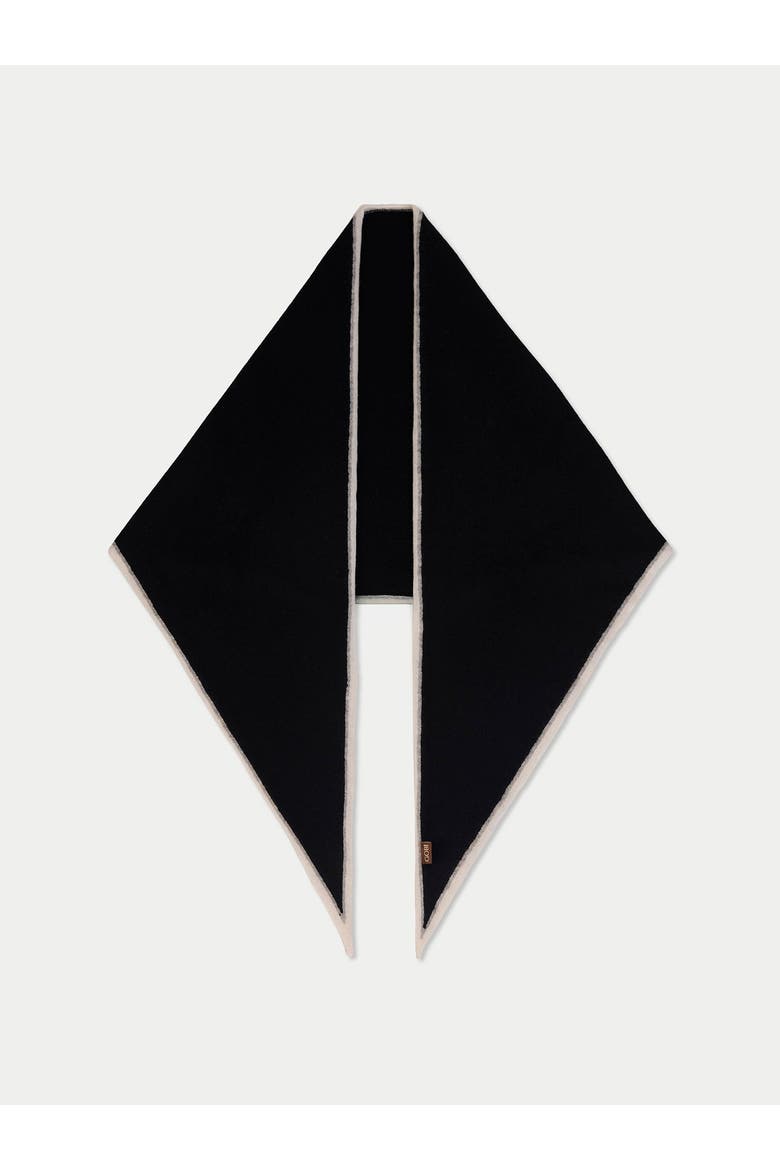 Cashmere Diamond Scarf, Main, color, black