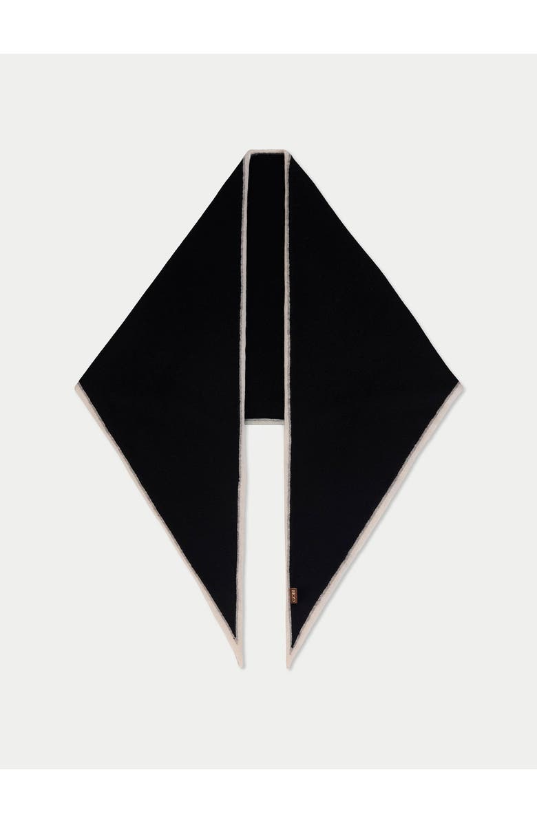 Gobi Cashmere Cashmere Diamond Scarf, Main, color, Black