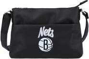 FOCO Women's FOCO Brooklyn Nets Logo Script Crossbody Handbag