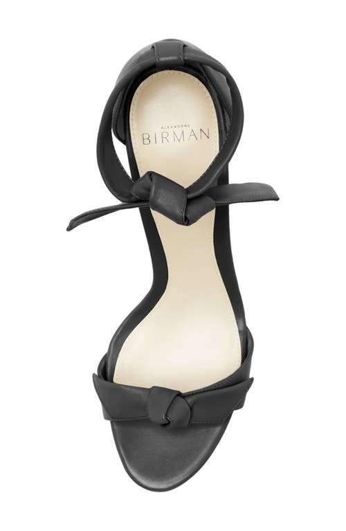 Alexandre Birman Mabeleh Ankle Strap Platform Sandal In Black
