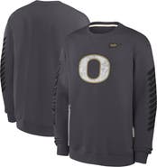 Nike Men's Nike Anthracite Oregon Ducks Shoe Duck Fleece Sweatshirt