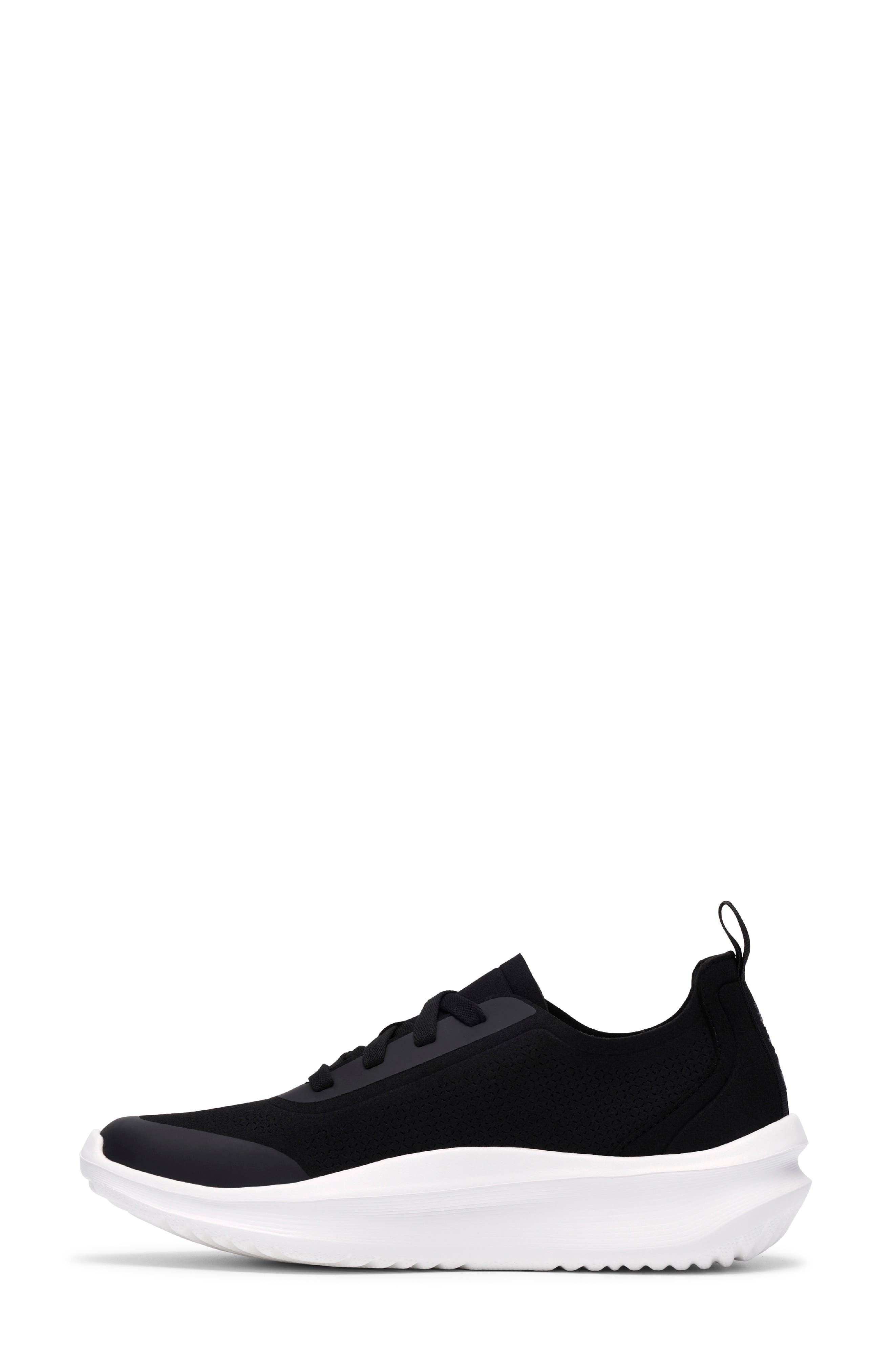 Solevana Ria Recovery Sneaker, Alternate, color, BLACK