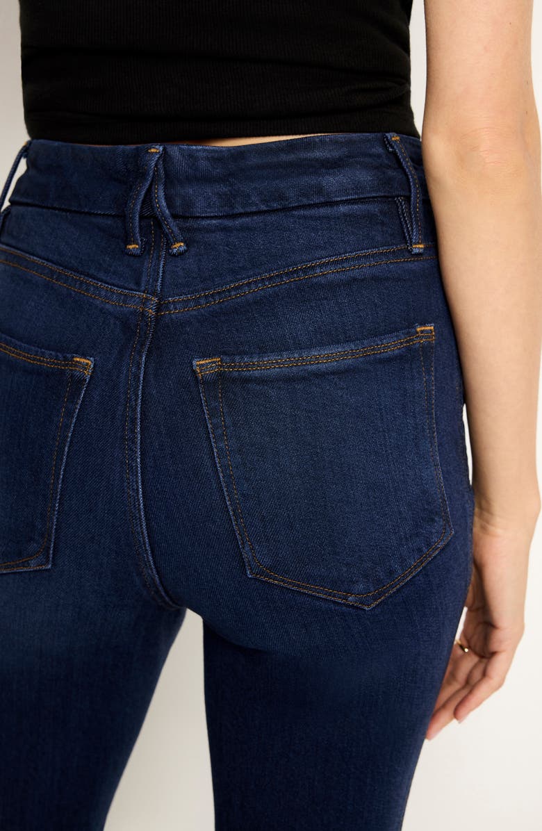 Soft Tech Good Curve High Waist Ankle Straight Leg Jeans