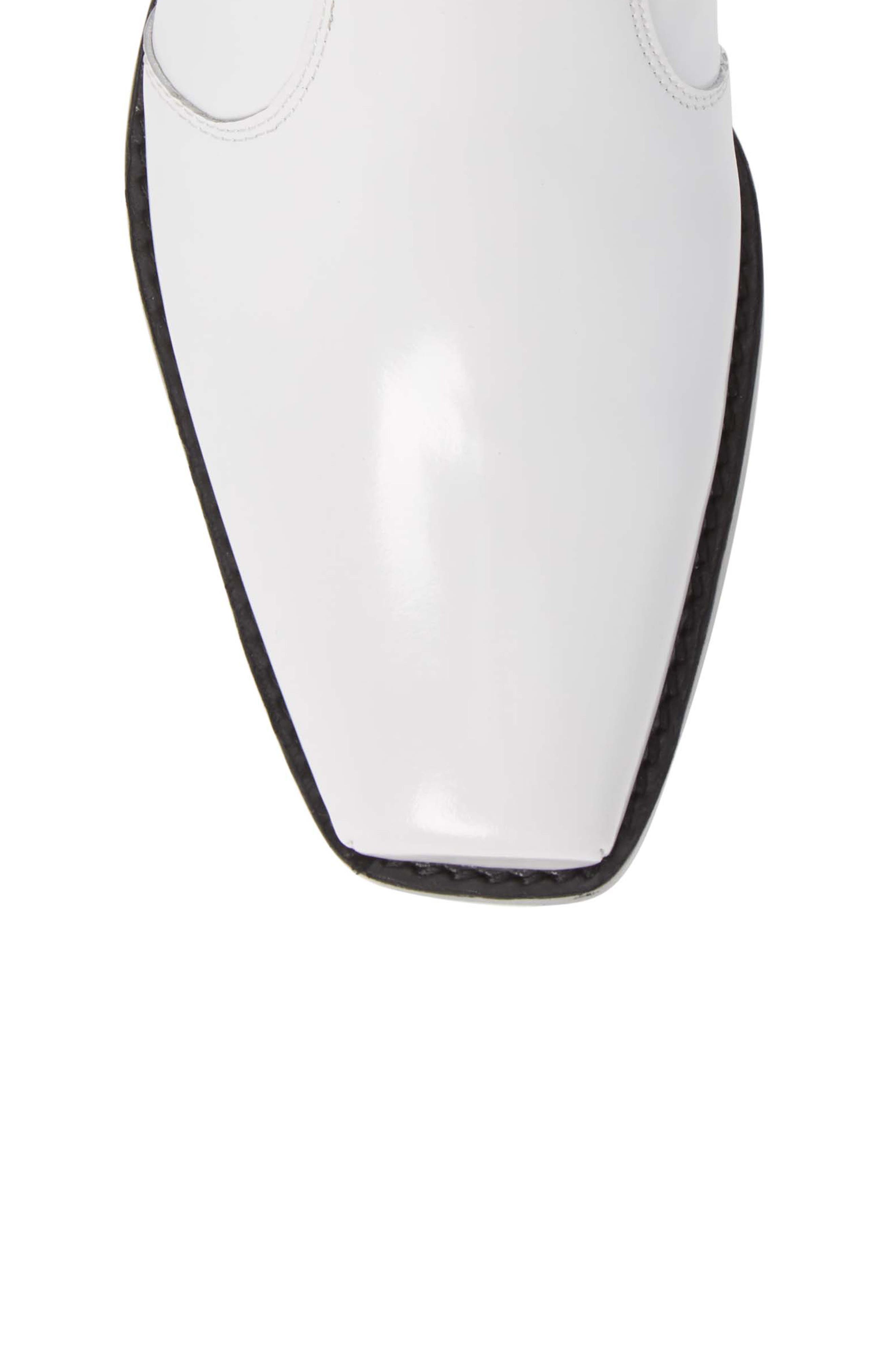 Poker Chelsea Boot, Alternate, color, WHITE BOX BLACK TIP