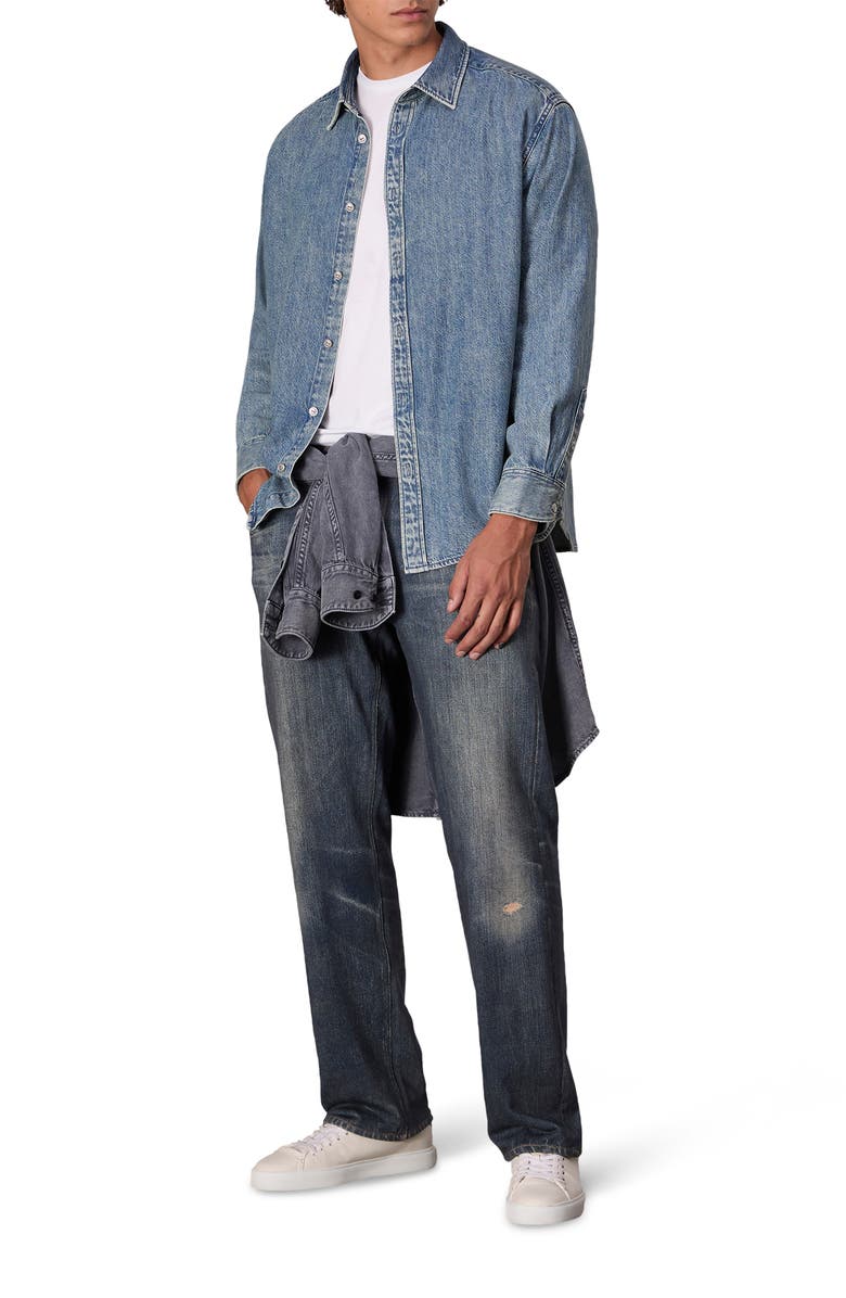 rag & bone Matthew Denim Button-Up Shirt, Alternate, color,