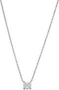 BY ADINA EDEN Cushion Solitaire CZ Necklace