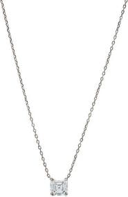 BY ADINA EDEN Cushion Solitaire CZ Necklace