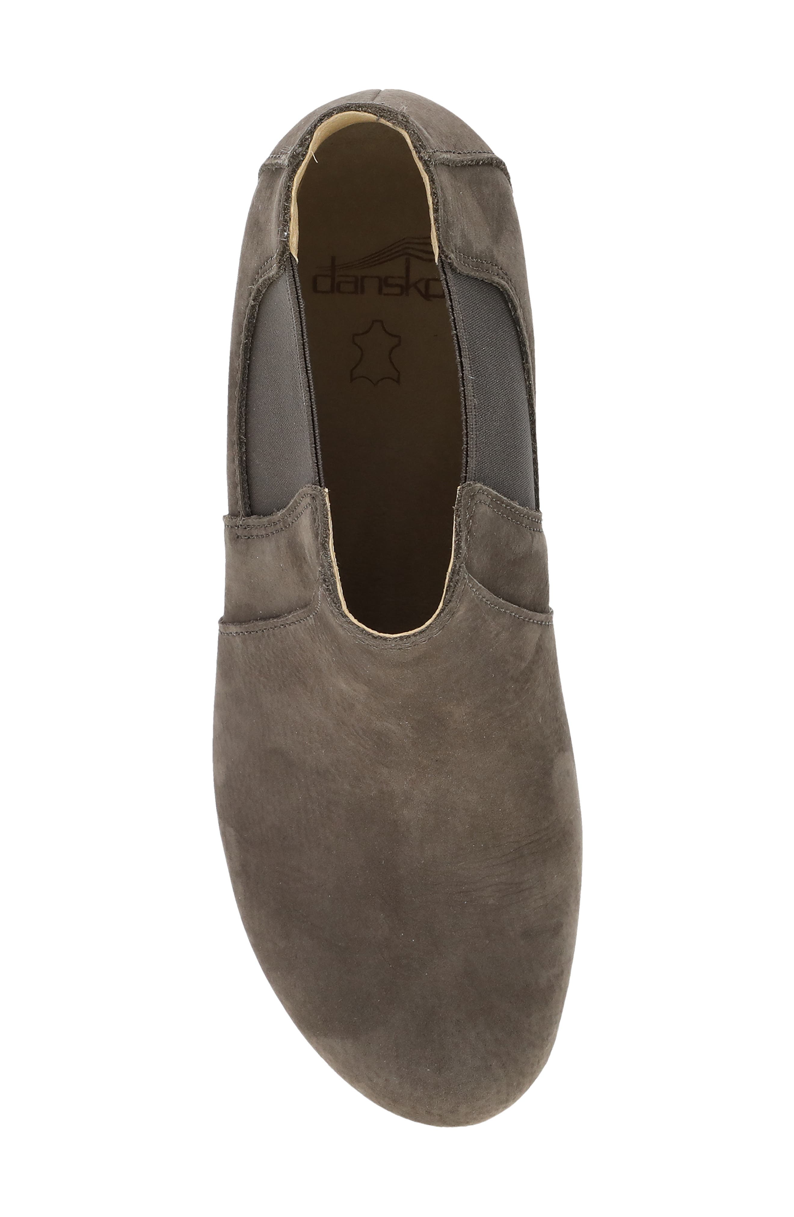 Dansko Lane Platform Chelsea Boot, Alternate, color, Mushroom Milled Nubuck