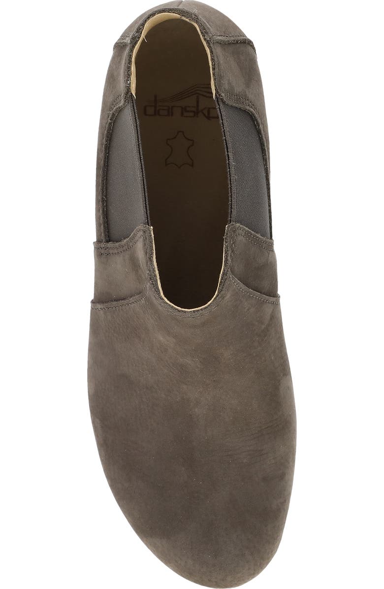 Dansko Lane Platform Chelsea Boot, Alternate, color, Mushroom Milled Nubuck