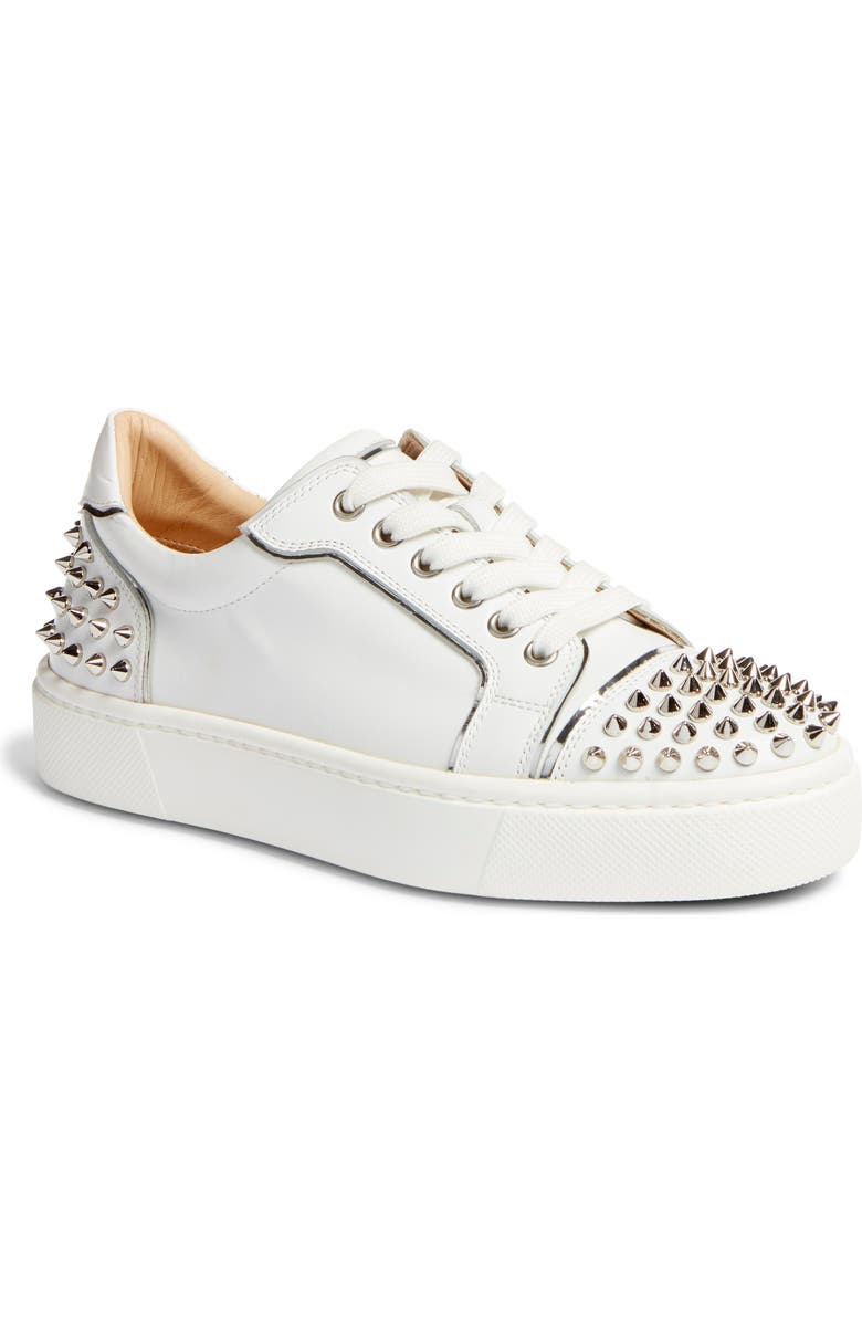 Christian Louboutin Vieirissima Spike Low Top Sneaker, Main, color,