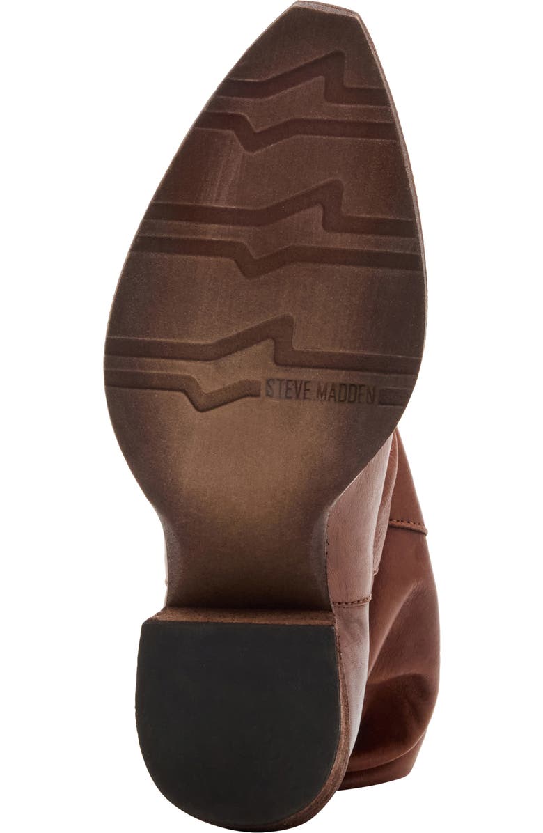 Steve Madden Stage Slouch Boot, Alternate, color, Cognac Leather