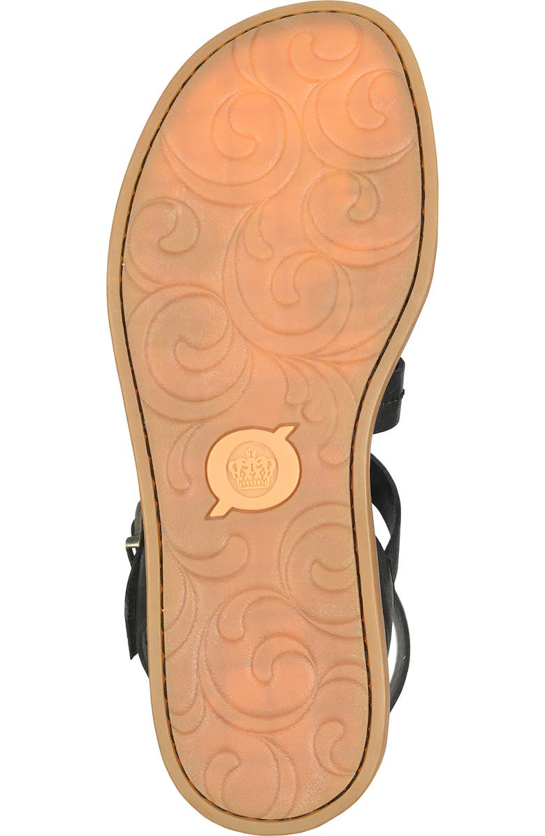 Børn Iana Ankle Strap Sandal, Alternate, color, Black Leather