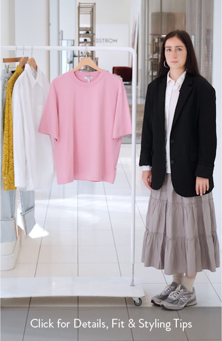 Oversize Organic Cotton T-Shirt, sales video thumbnail