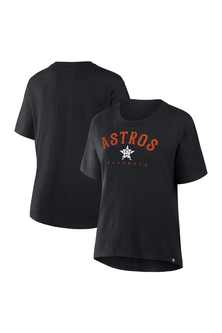 Women's Black Houston Astros Relaxed Fit Legacy T-Shirt, Main, color, Black