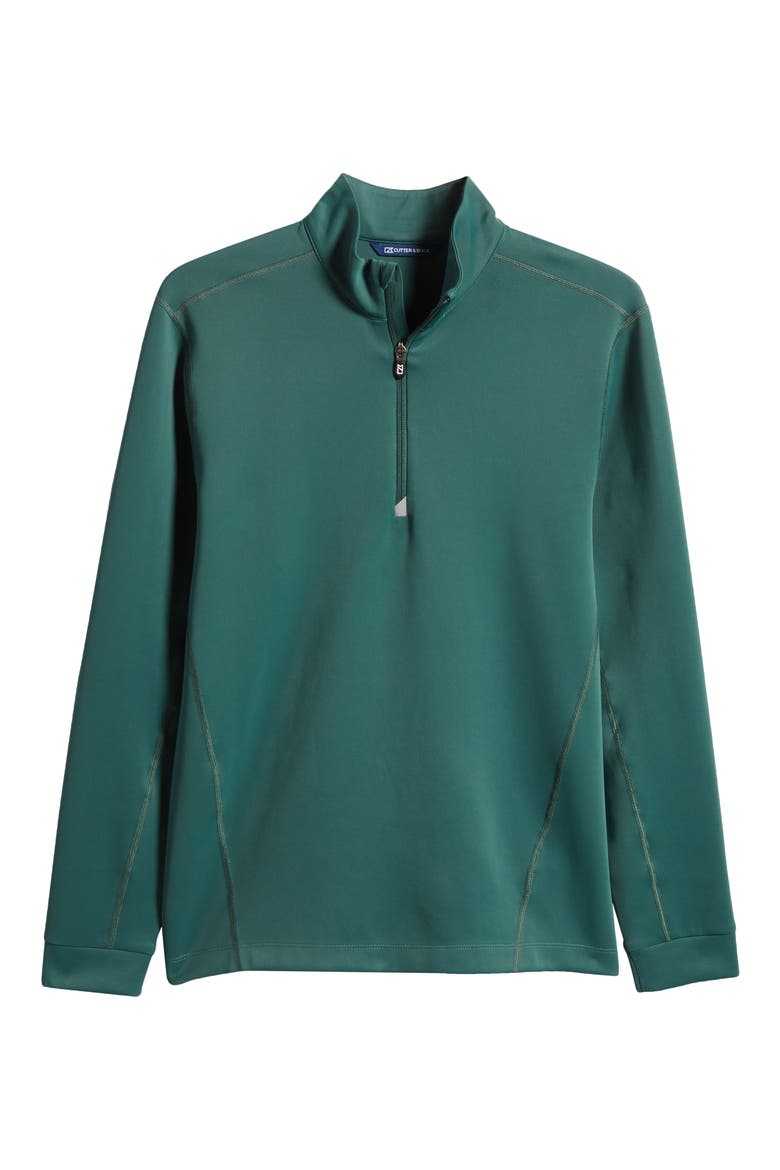 Traverse Stretch Quarter Zip Pullover, Alternate, color, HUNTER