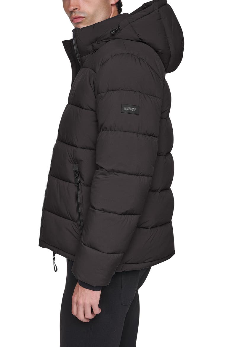 Water Resistant Heavyweight Puffer Jacket, Alternate, color, COFFEE